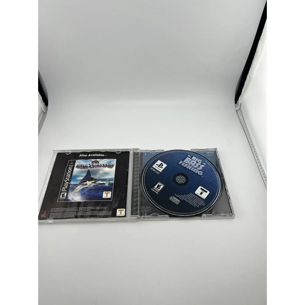 Big Bass Fishing (Sony‎ PlayStation 1, 2002) PS1 CIB Complete with Manual